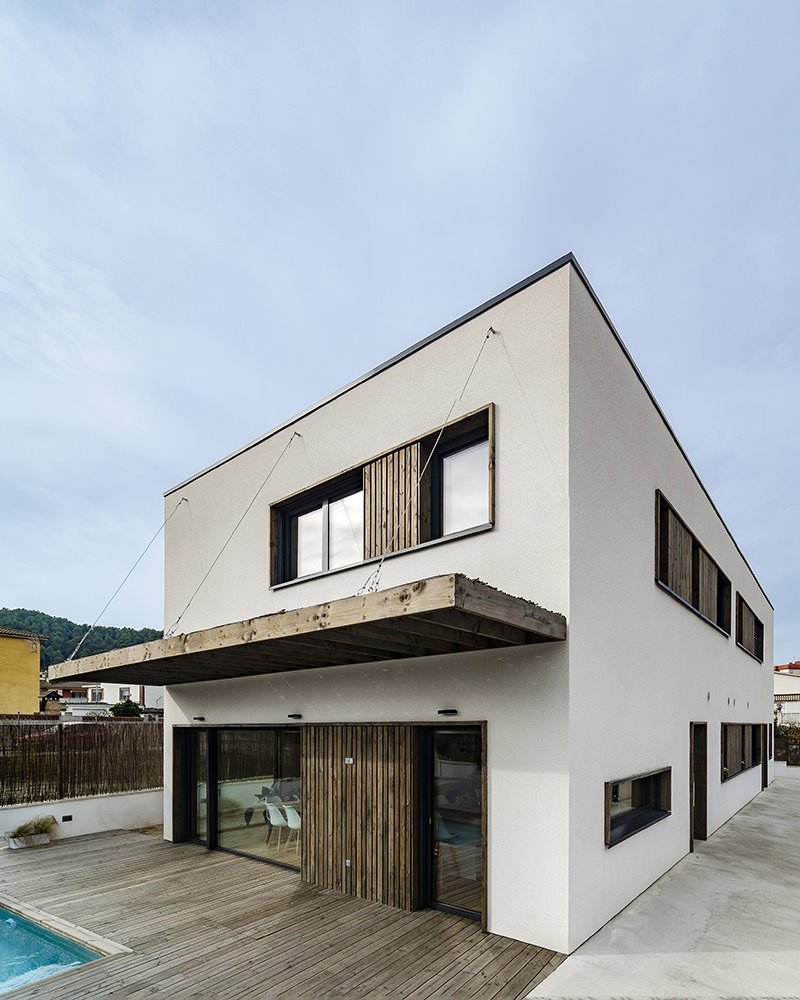 casa pasiva prefabricada arquima-barcelona vista exterior