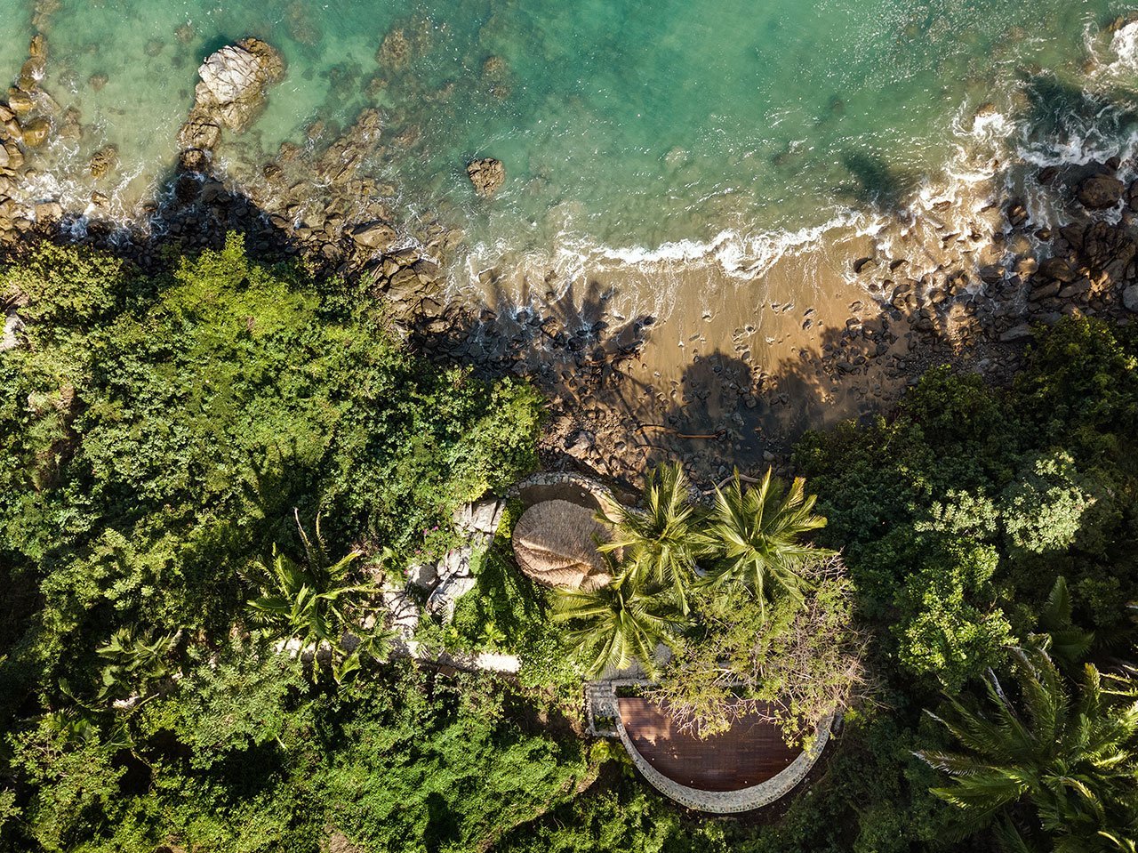 Hotel villa pelicanos en Mexico vista de la playa privada
