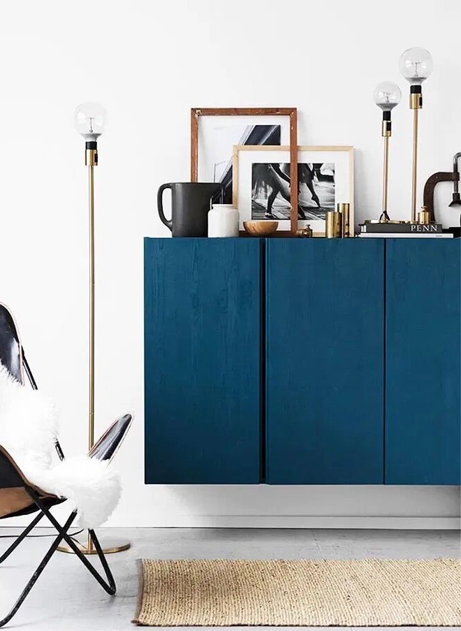 Mueble de Ikea pintado con chalk paint