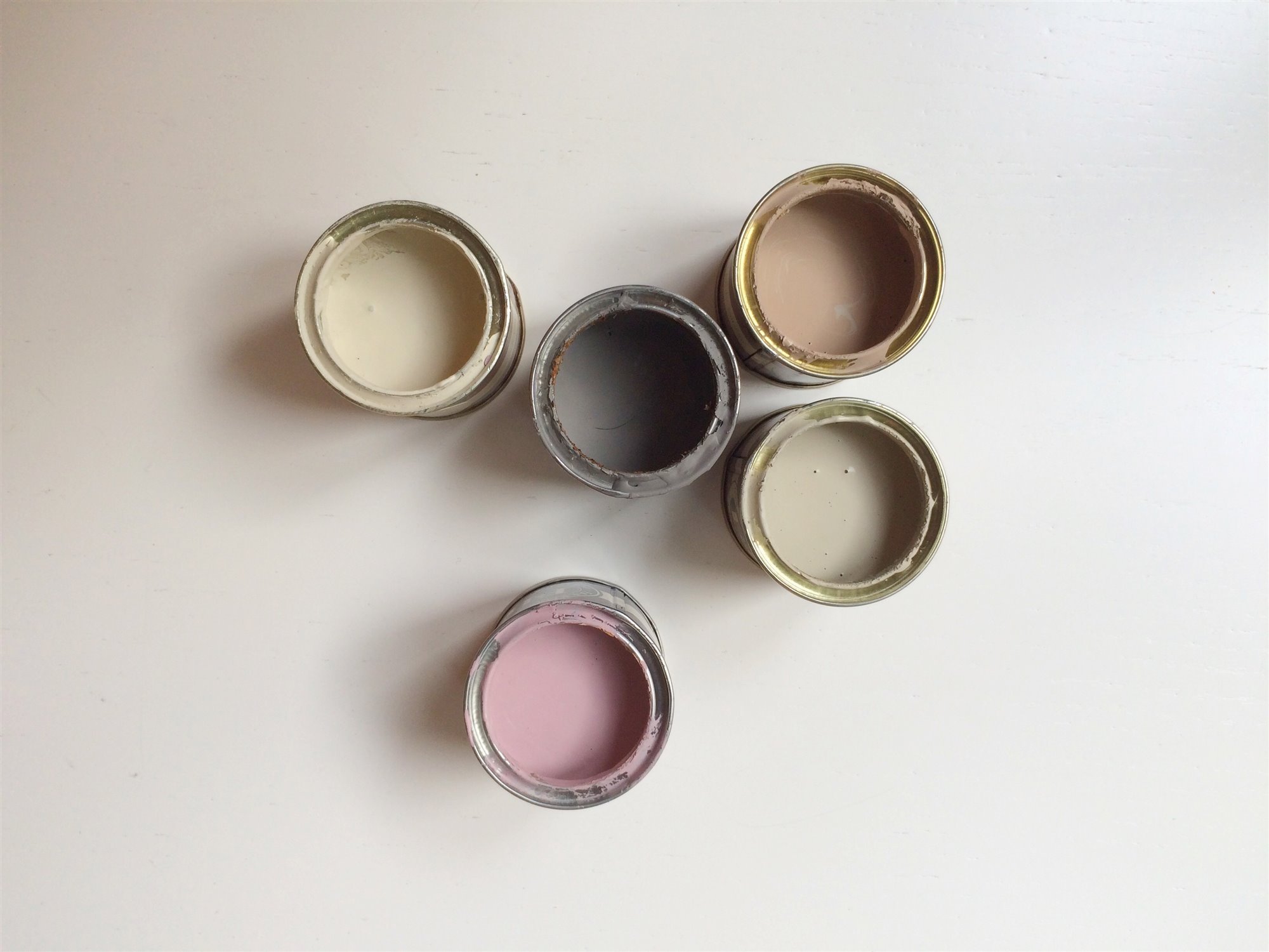 Pinturas en colores pastel
