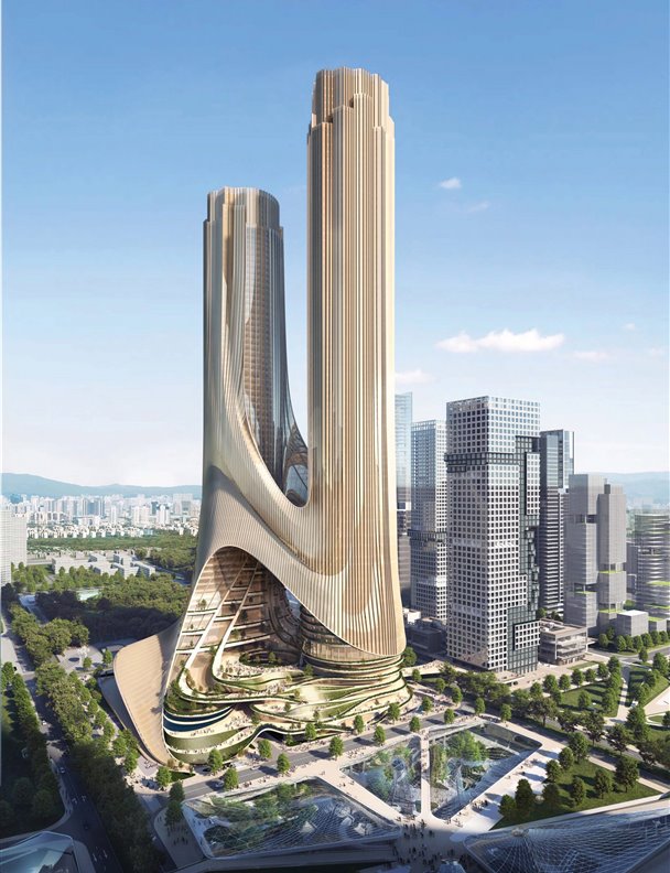El nuevo rascacielos futurista y ecológico de Zaha Hadid