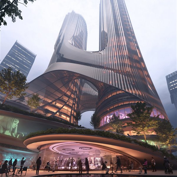 El nuevo rascacielos futurista y ecológico de Zaha Hadid