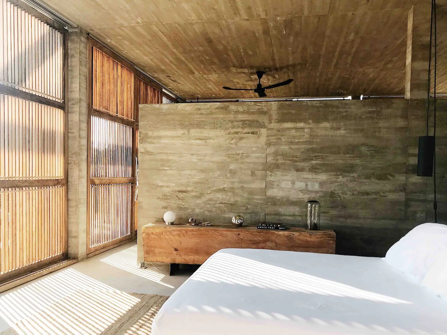 Casa en Oaxaca dormitorio de hormigon