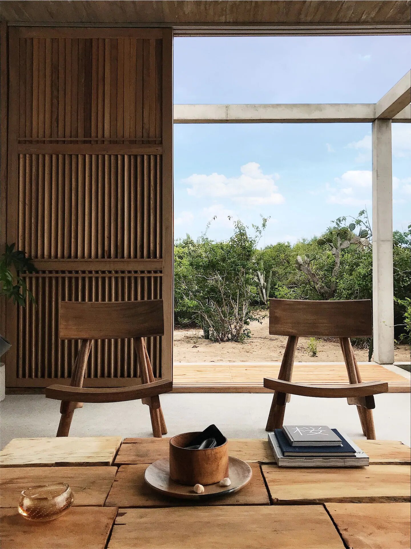 Casa en Oaxaca mesa de madera