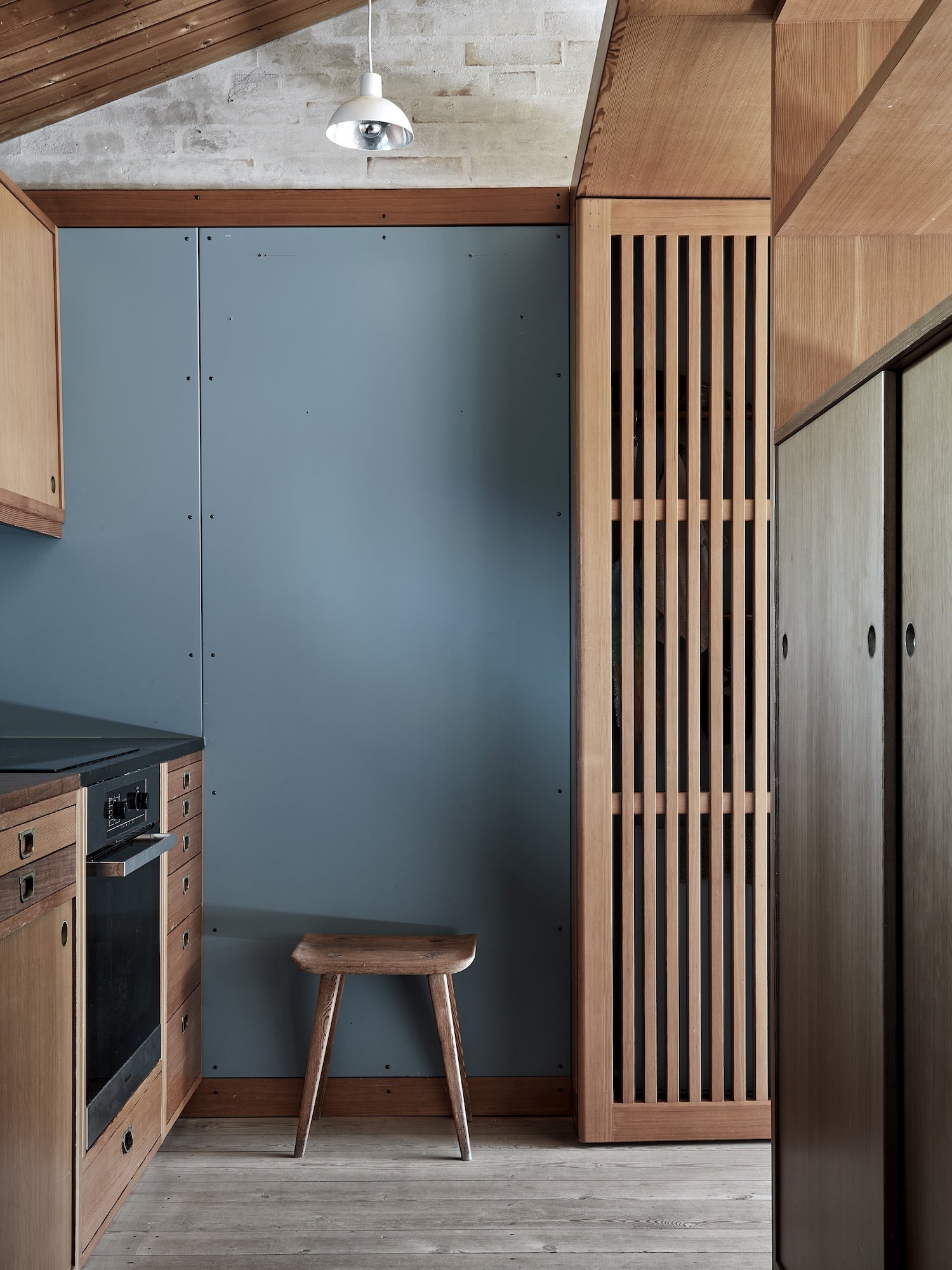 Casa del diseñador danes Bjorge Mogensen cocina