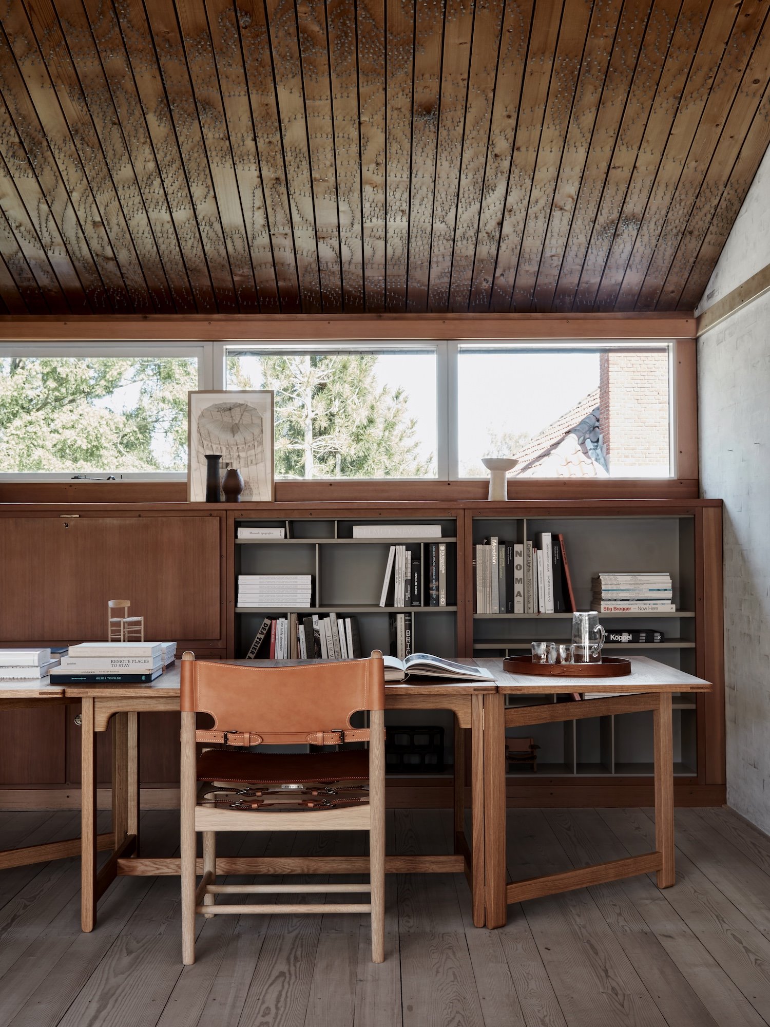 Casa del diseñador danes Bjorge Mogensen despacho