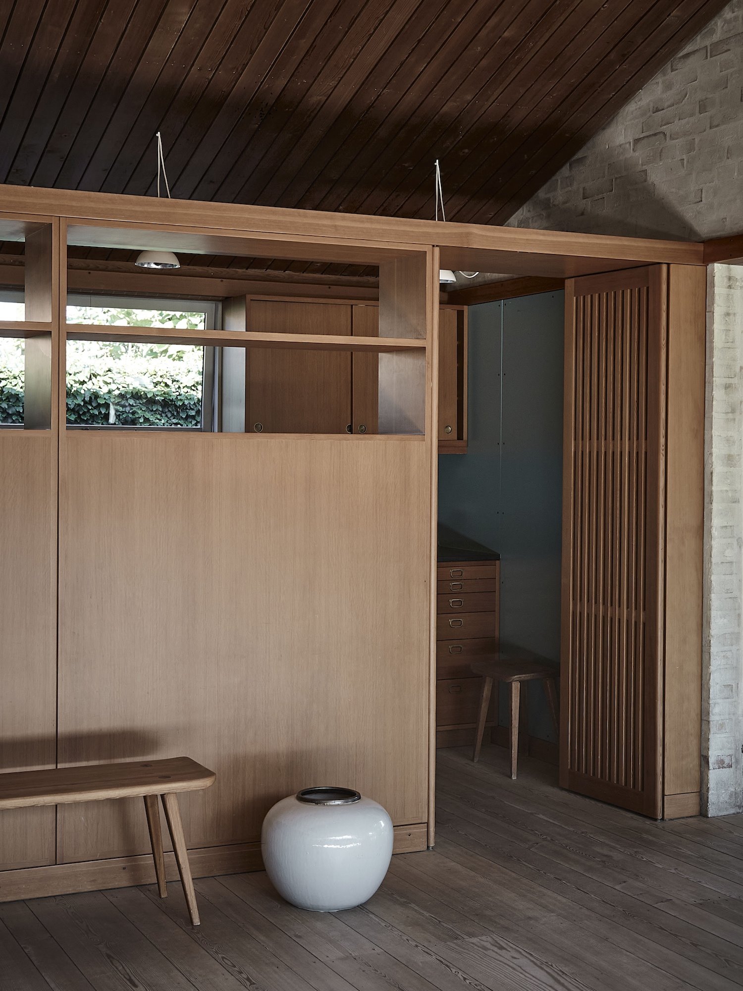 Casa del diseñador danes Bjorge Mogensen entrada