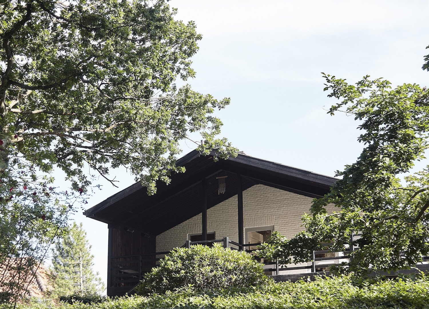 Casa del diseñador danes Bjorge Mogensen fachada