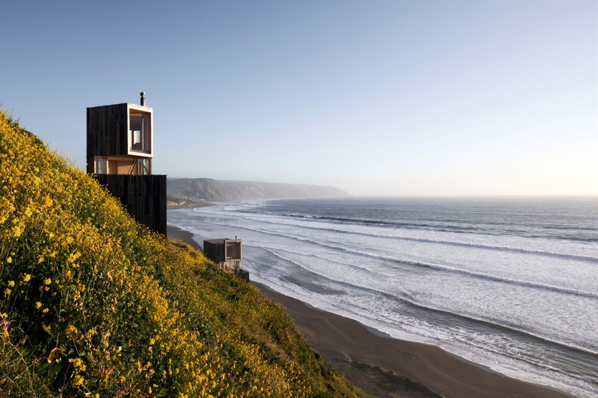 Casa prefabricada en Chile vistas al mar