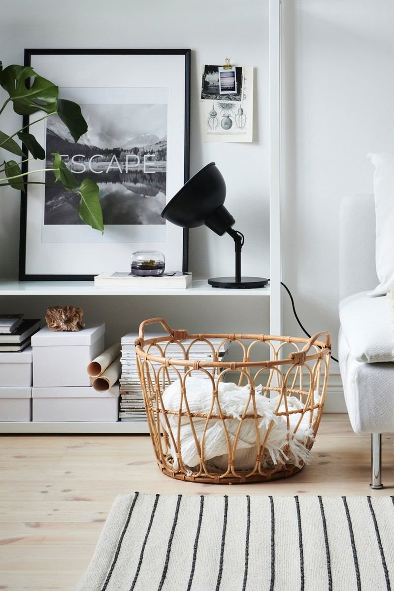 Cesta de fibra Snidad de Ikea