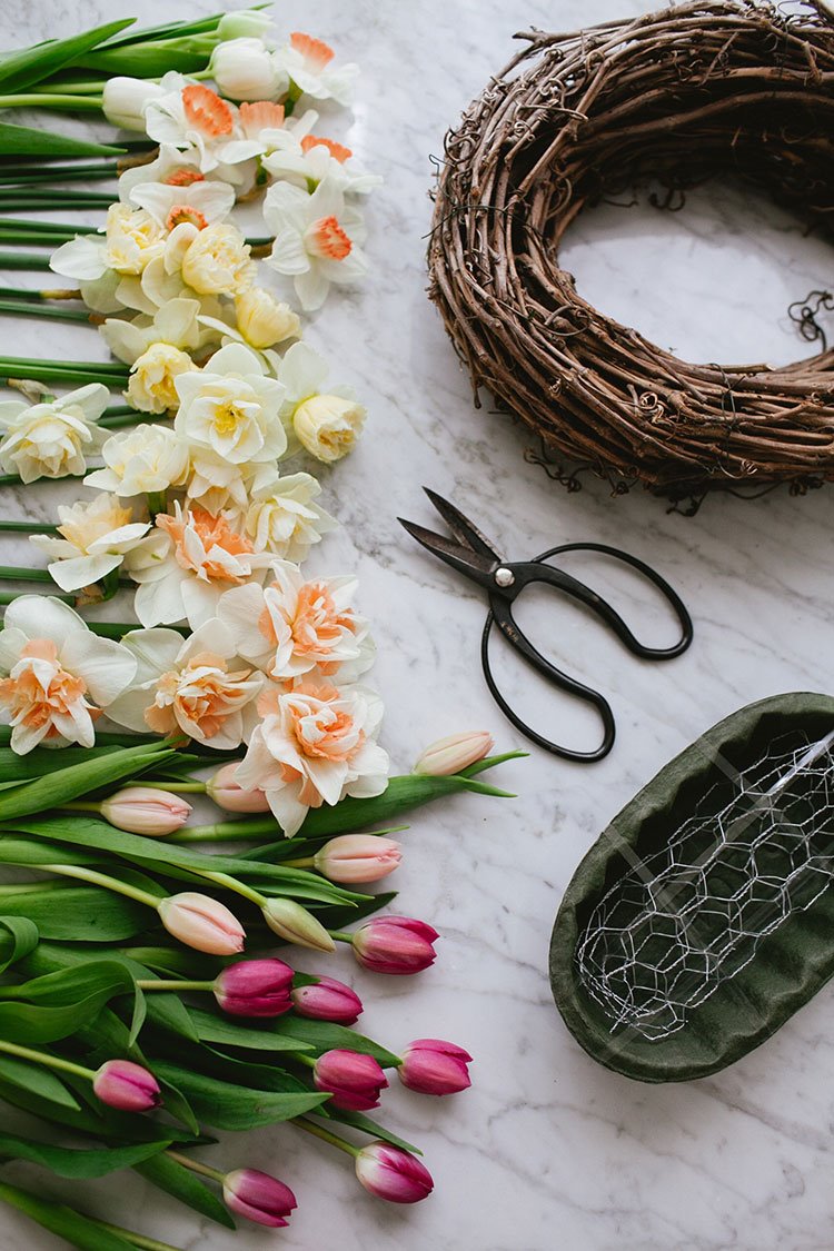 Herramientas para hacer un ramo para decorar tu casa