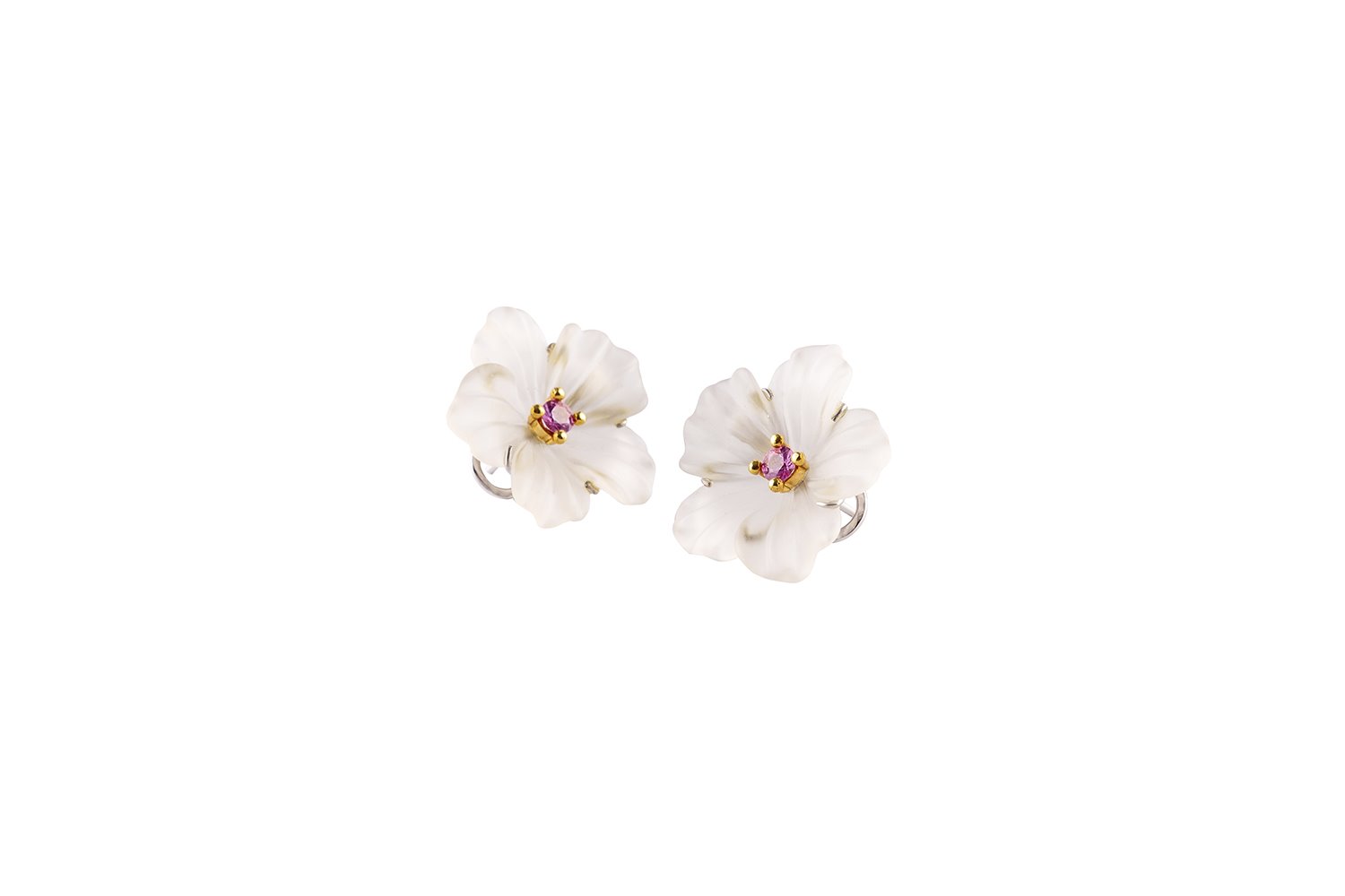 Pendientes inspirado en la flor de almendro ok