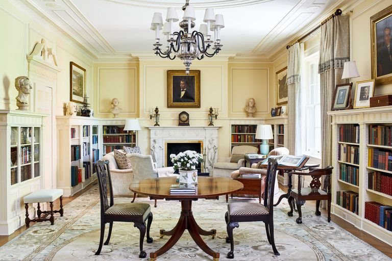 biblioteca. blair house. getty