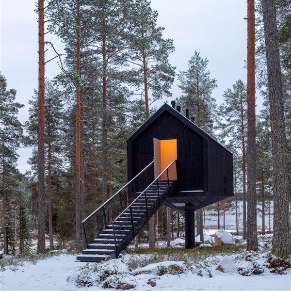 ¿Es esta la cabaña de madera más bonita para pasar unos días en la naturaleza?