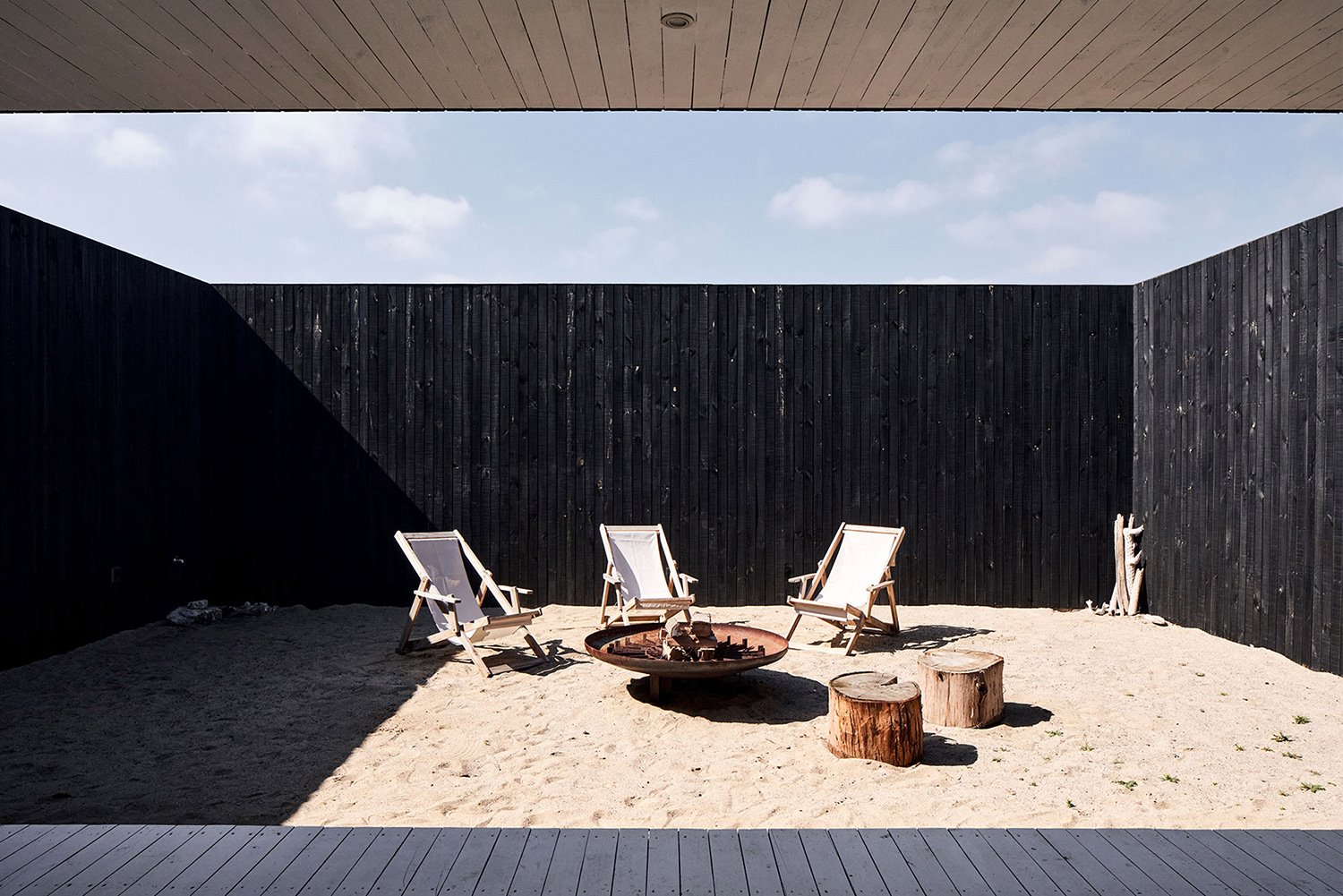 casa ss pablo saric cristian winckler patio foto cristóbal palma
