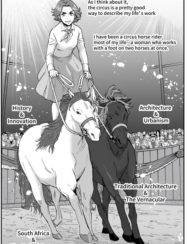 El manga que rinde homenaje a Denise Scott Brown