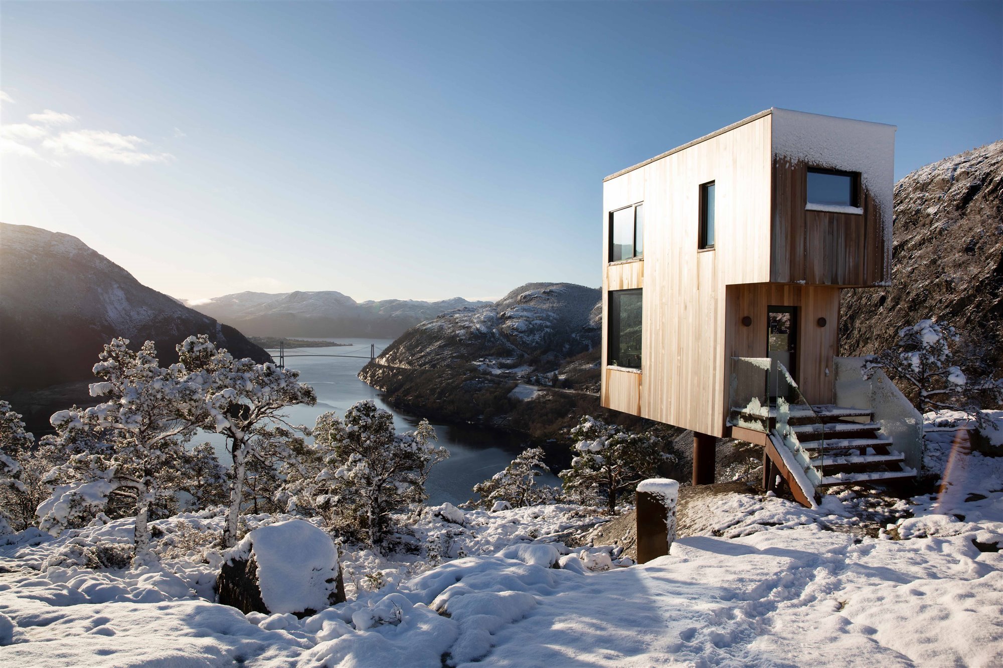 cabaña de bolder en noruega