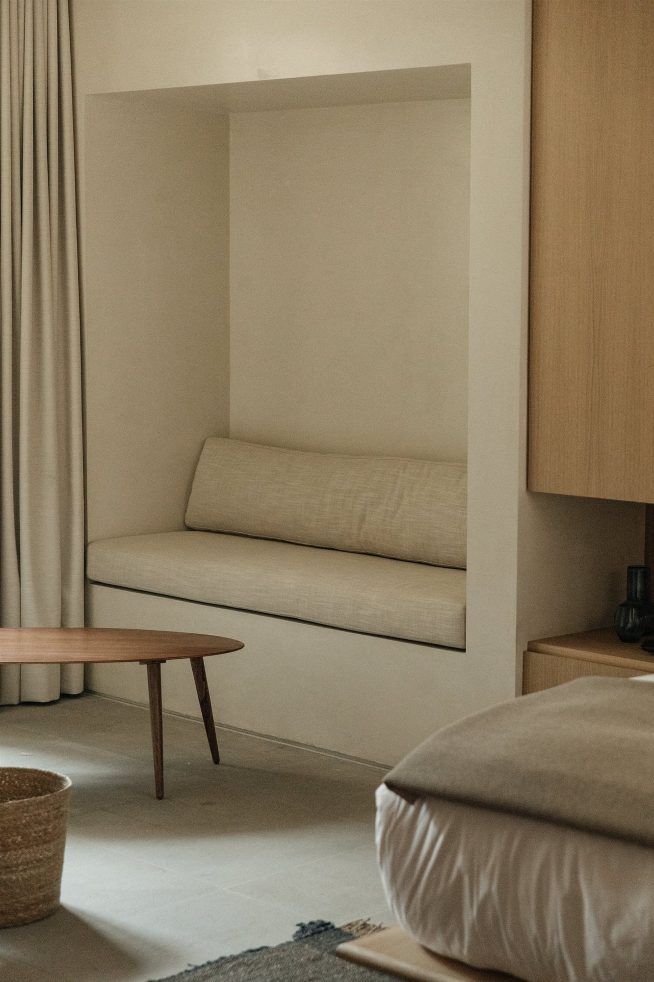 Casa Octavia hotel boutique en MExico condesa sofa hecho a medida