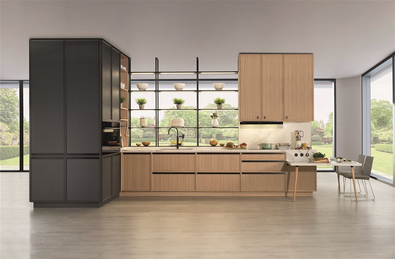 El modelo Argos es una de las nuevas apuestas de la marca Delta Cocinas. 