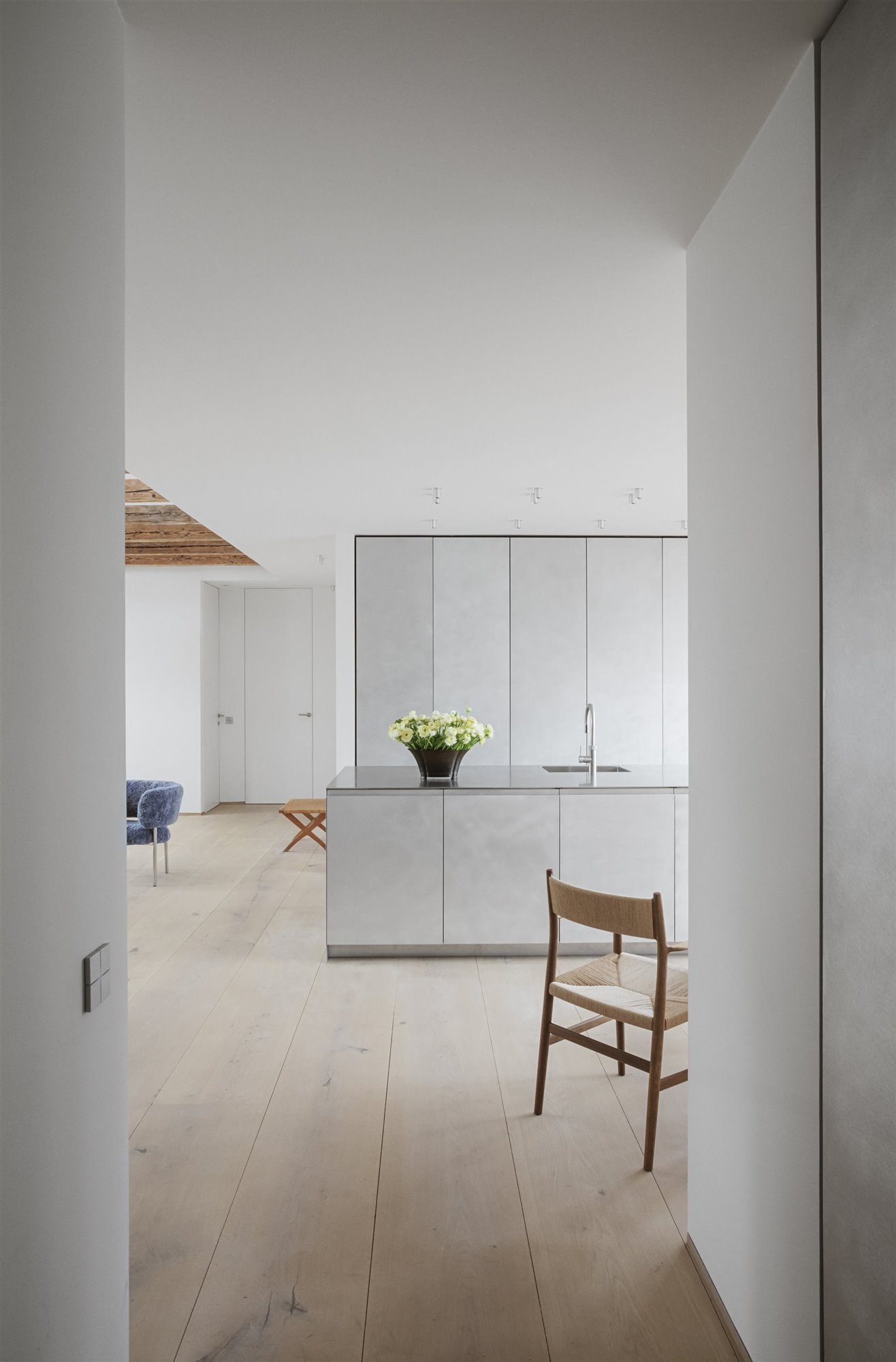 cocina y suelos madera.Sdt Vester Voldgade 16