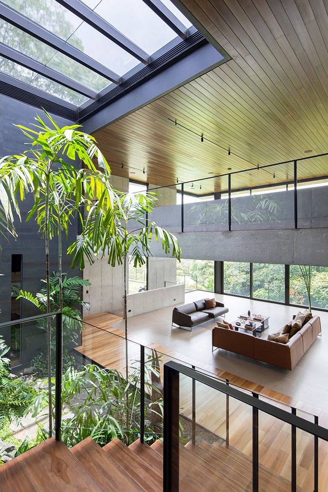 casa las vistas zurcher arquitectos taller ken foto andres garcia lachner salón a doble altura