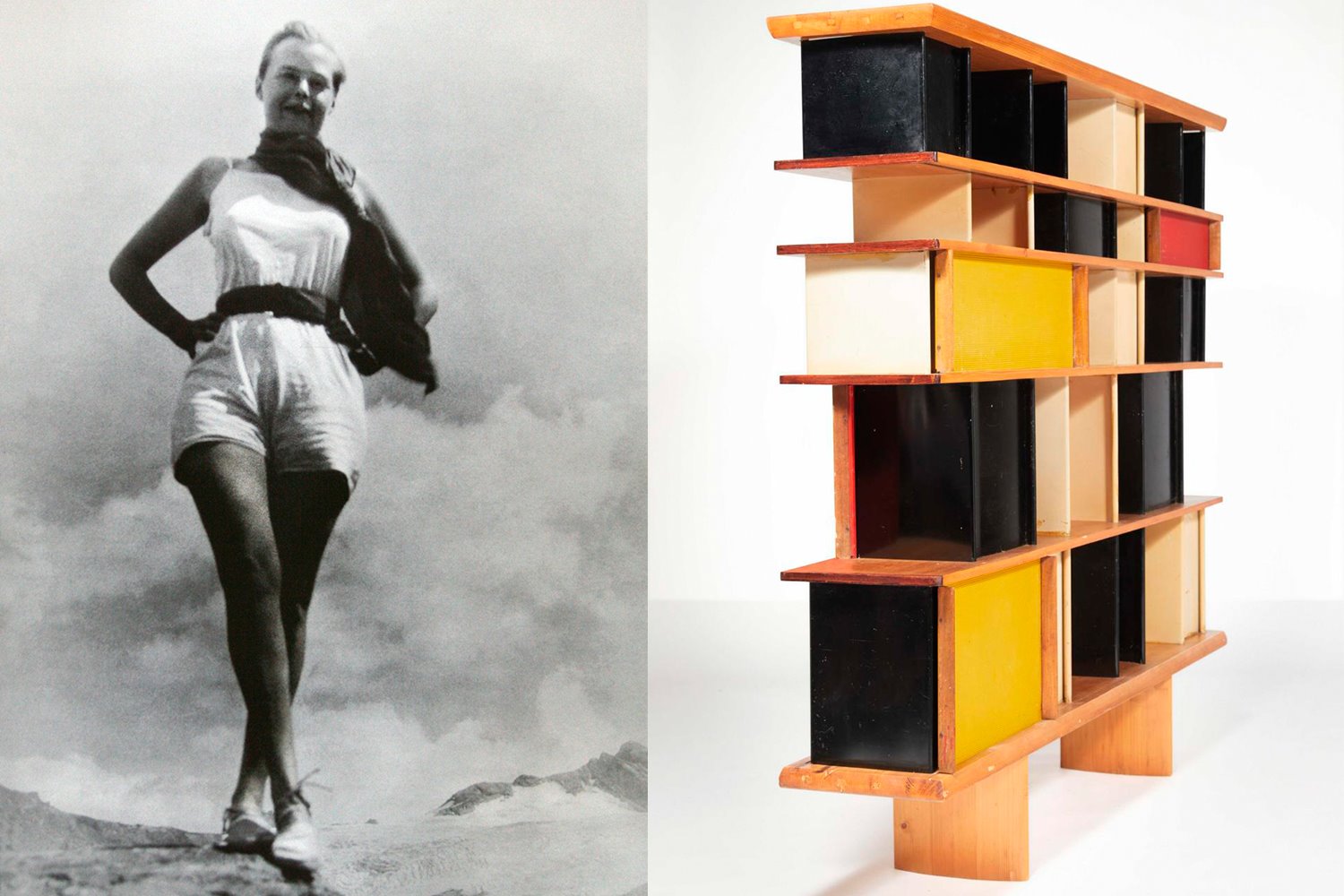 Charlotte Perriand diseñadora de una libreria