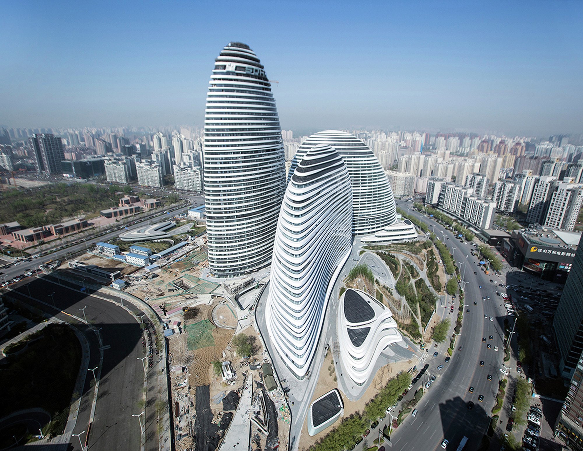 Wangjing Soho Zaha Hadid. Wangjing SOHO, de Zaha Hadid