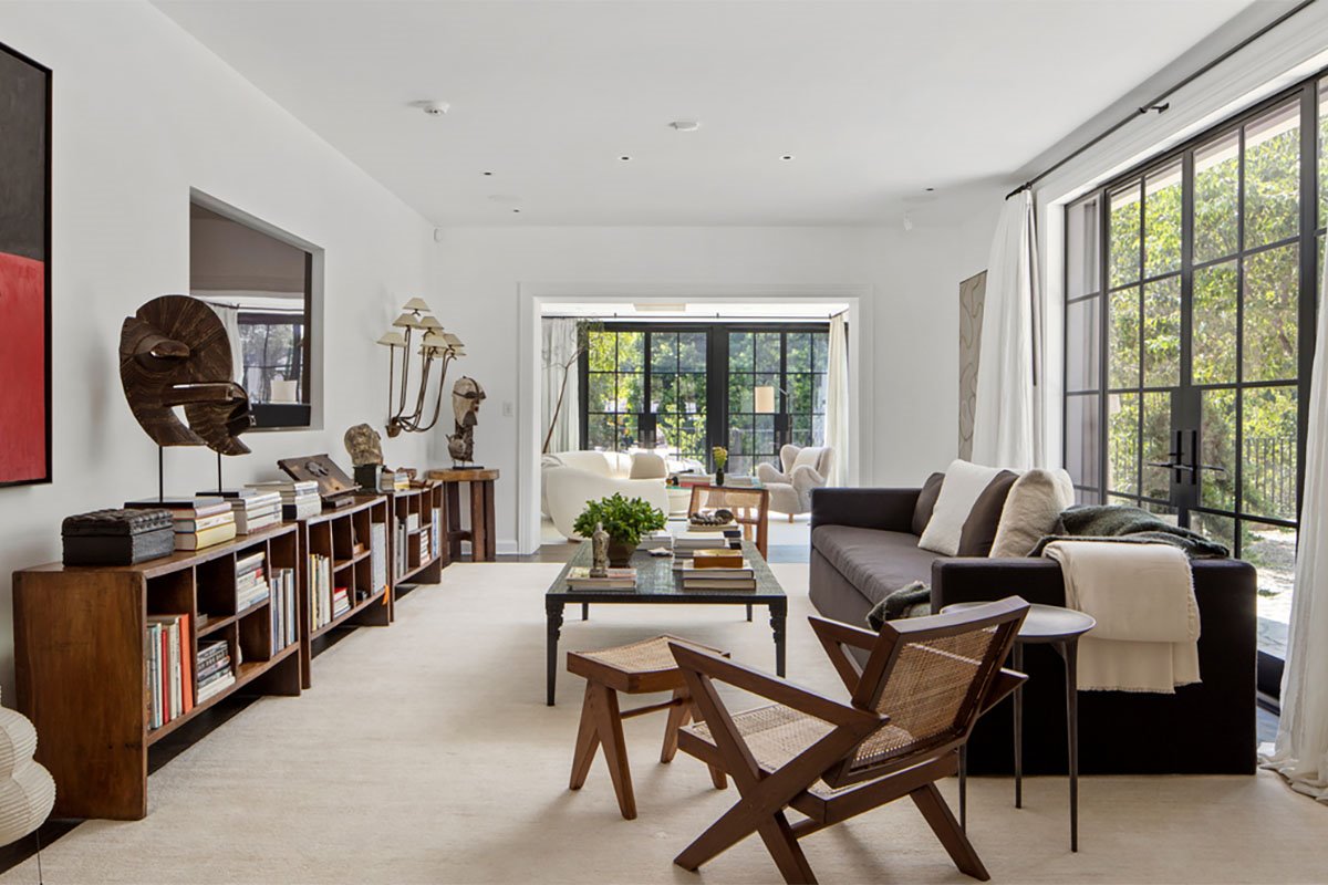 Casa Ellen De Generes y Portia De Rossi en santa Barbara salon