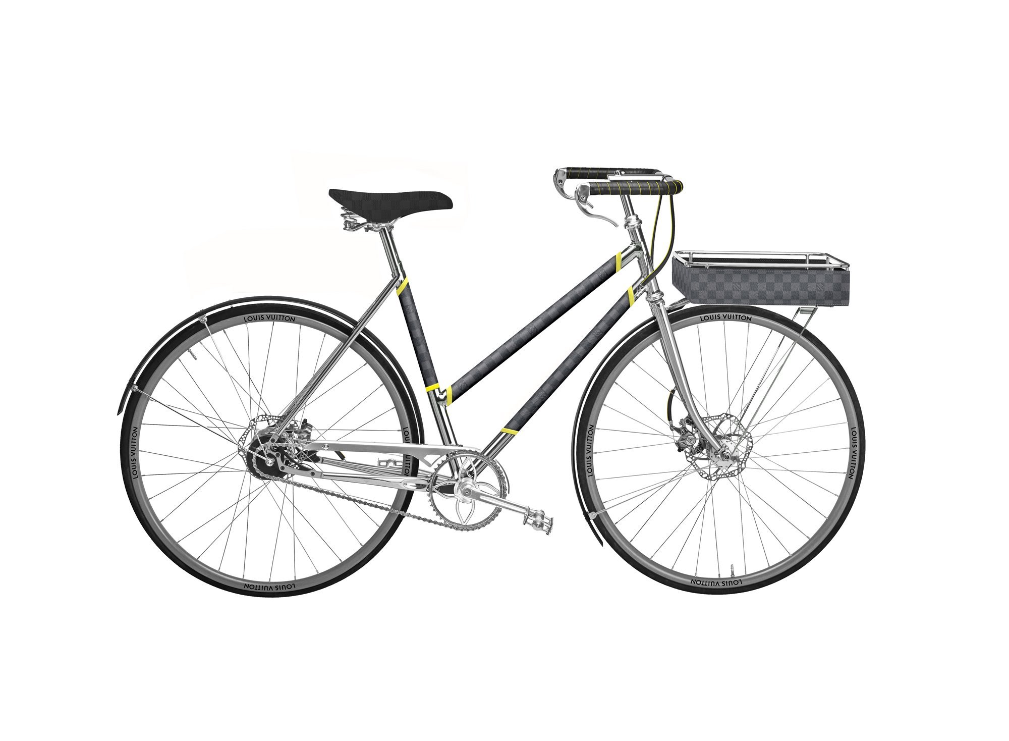 LV Bike - Damier Graphite cuadro diagonal