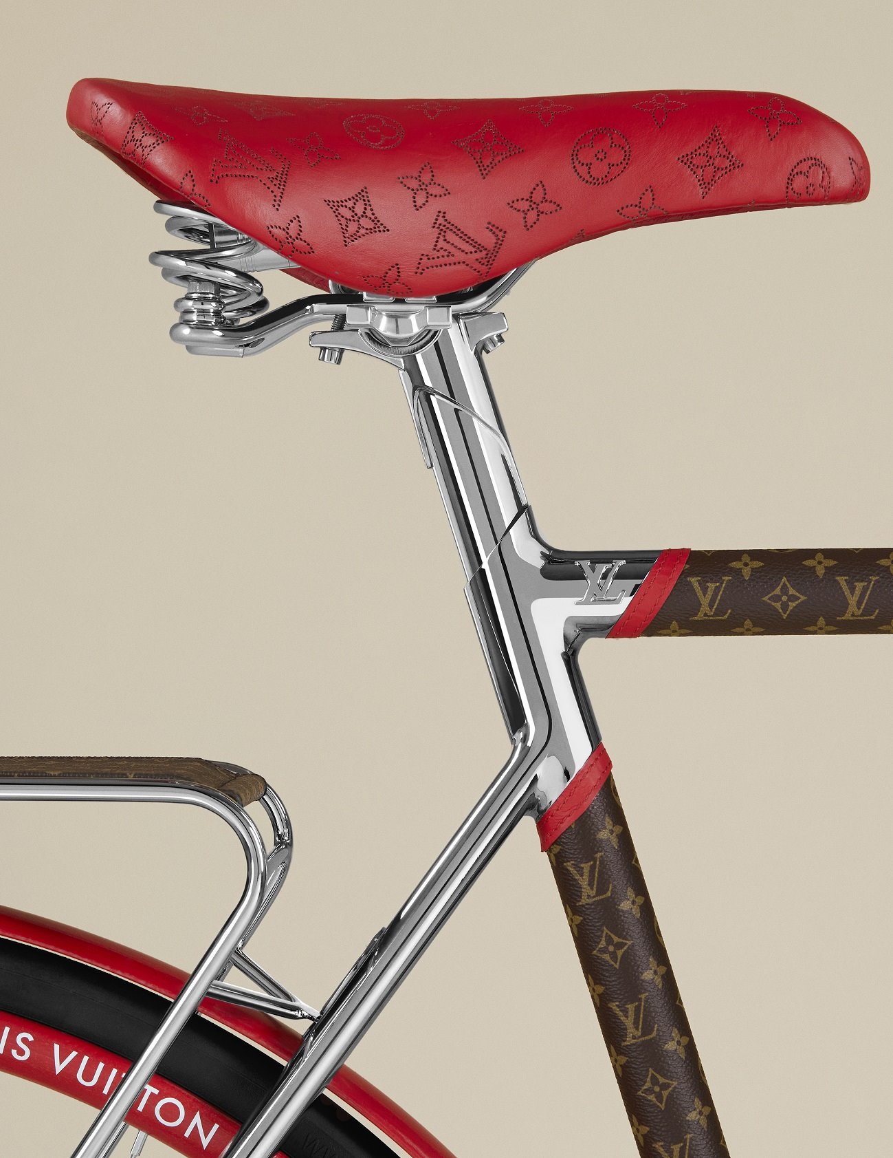 LV Bike Monogram detalle sillín
