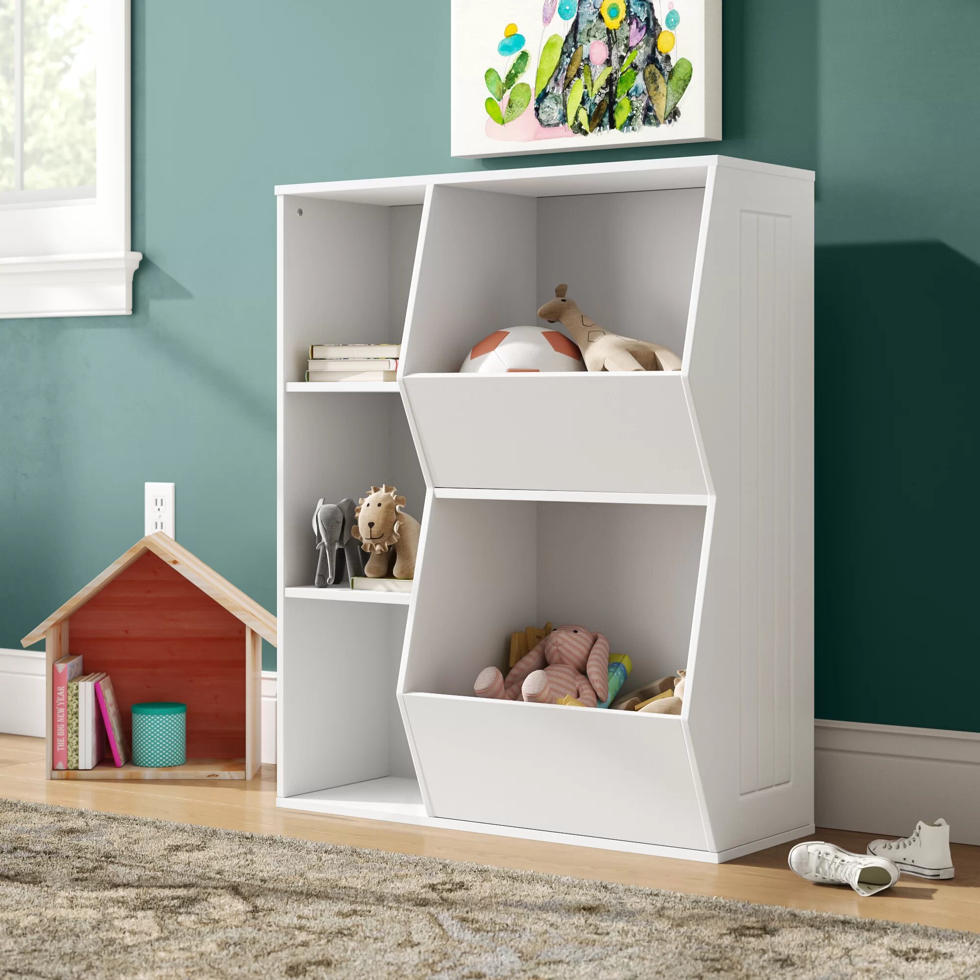 Mueble para ordenar la habitacion infantil. Tamaño maxi