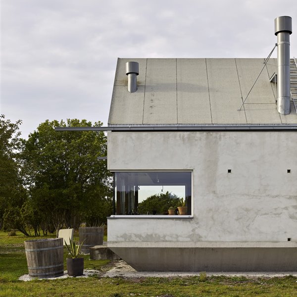 ¿Es esta casa de hormigón la más moderna de Gotland?