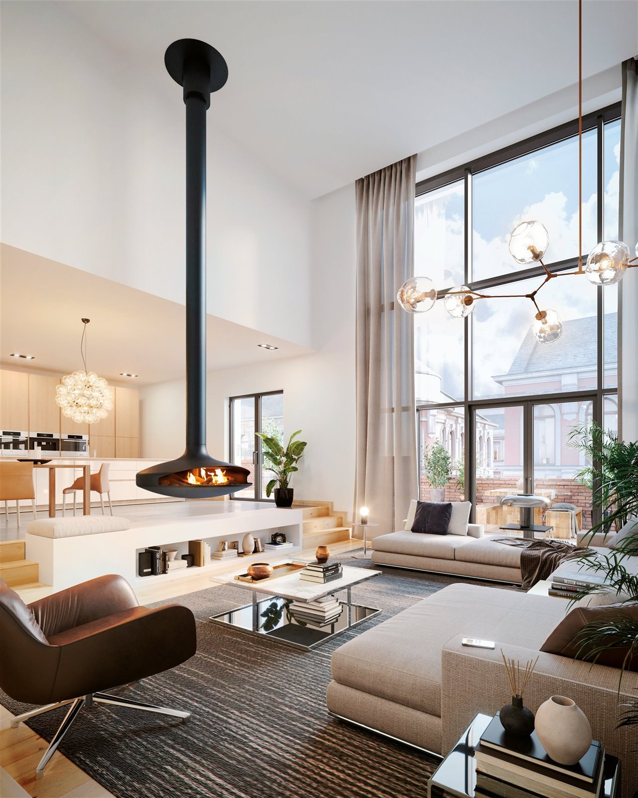 Las chimeneas de Focus aportan un toque de elegancia atemporal a cualquier habitación.