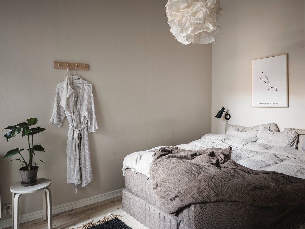 habitación principal apartamento gotemburgo