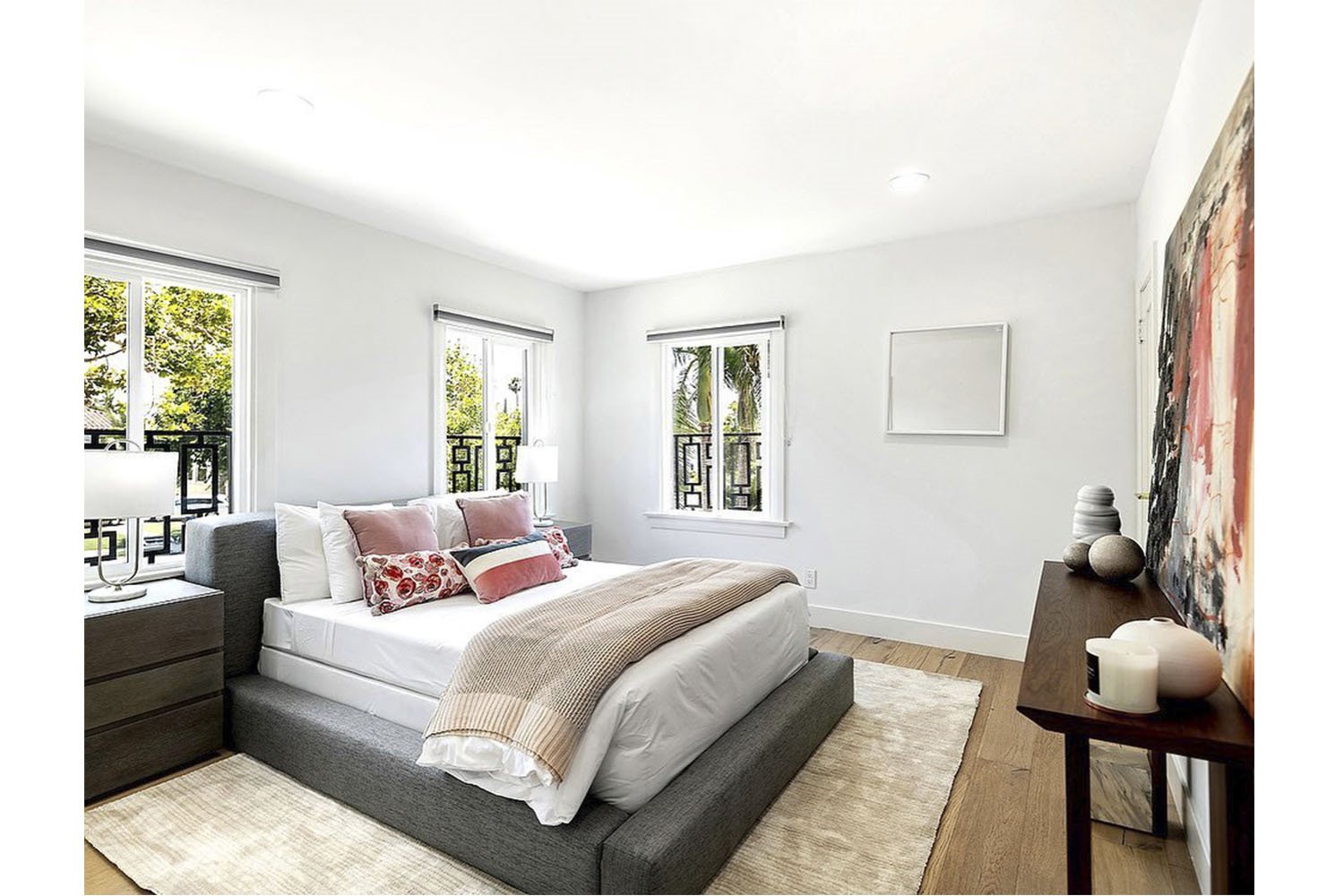 Casa de Meghan Markle soltera en Los Angeles dormitorio principal