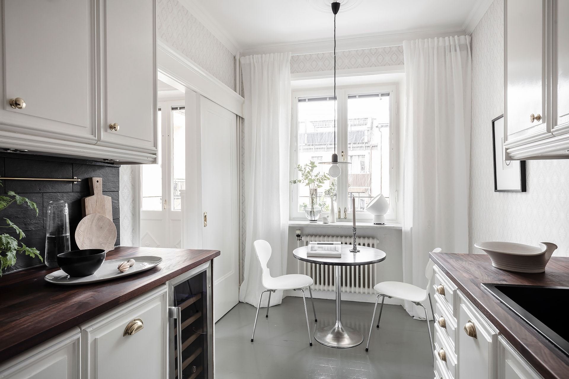 Piso con decoracion nordica cocina comedor