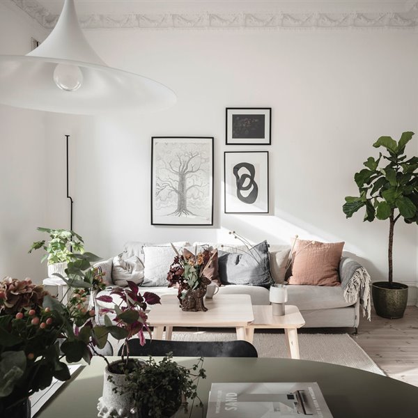 El pisazo con decoración nórdica que hará que quieras visitar Gotemburgo