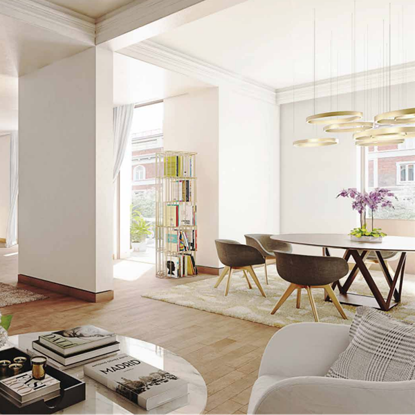 Esta casa de Madrid es una obra de arte habitable