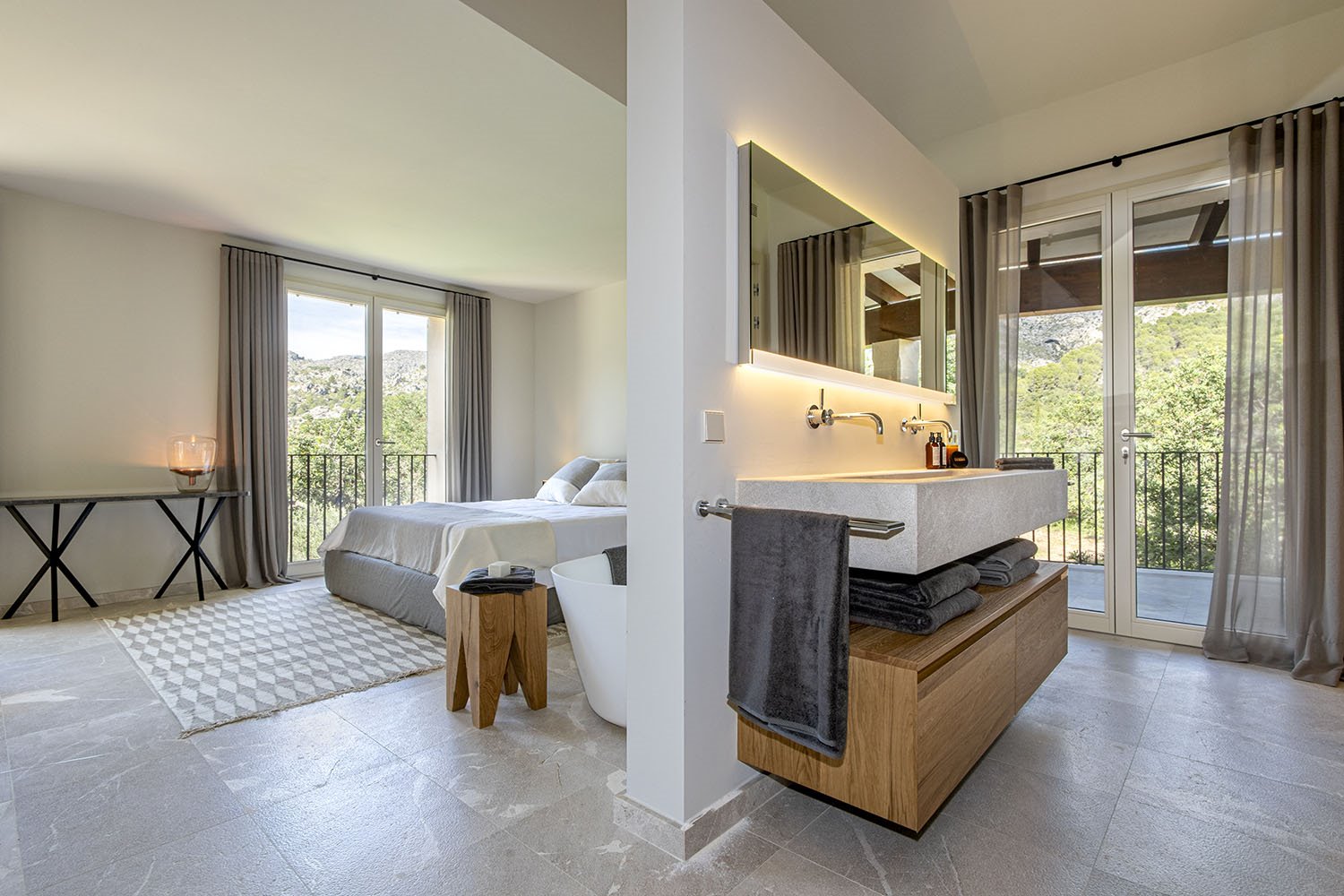 casa son grua mallorca riusech baño en suite