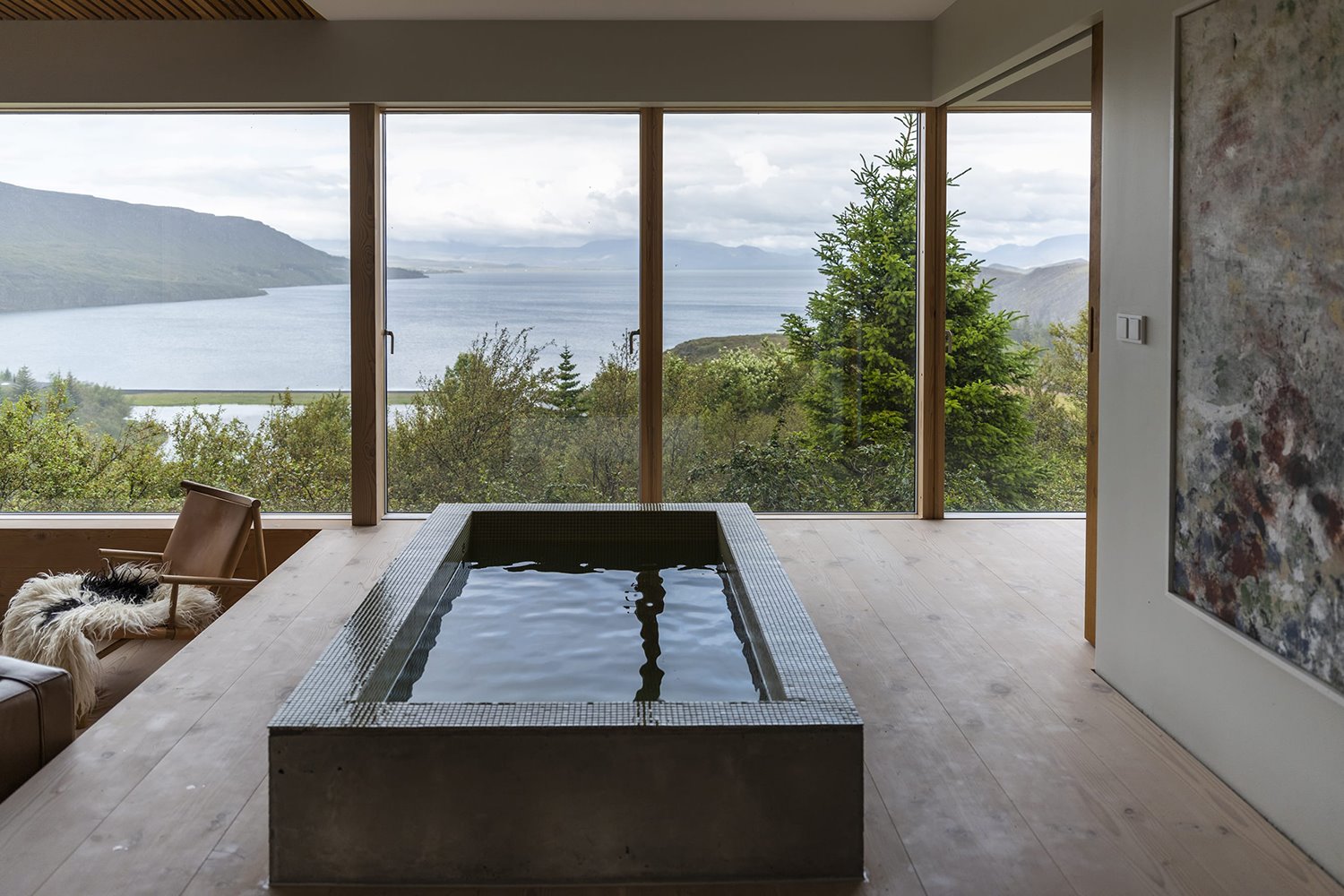 casa thingvallavatn krads-architecture islandia baño
