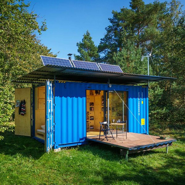 Tu próximo refugio en el campo podría ser esta casa prefabricada en un contenedor