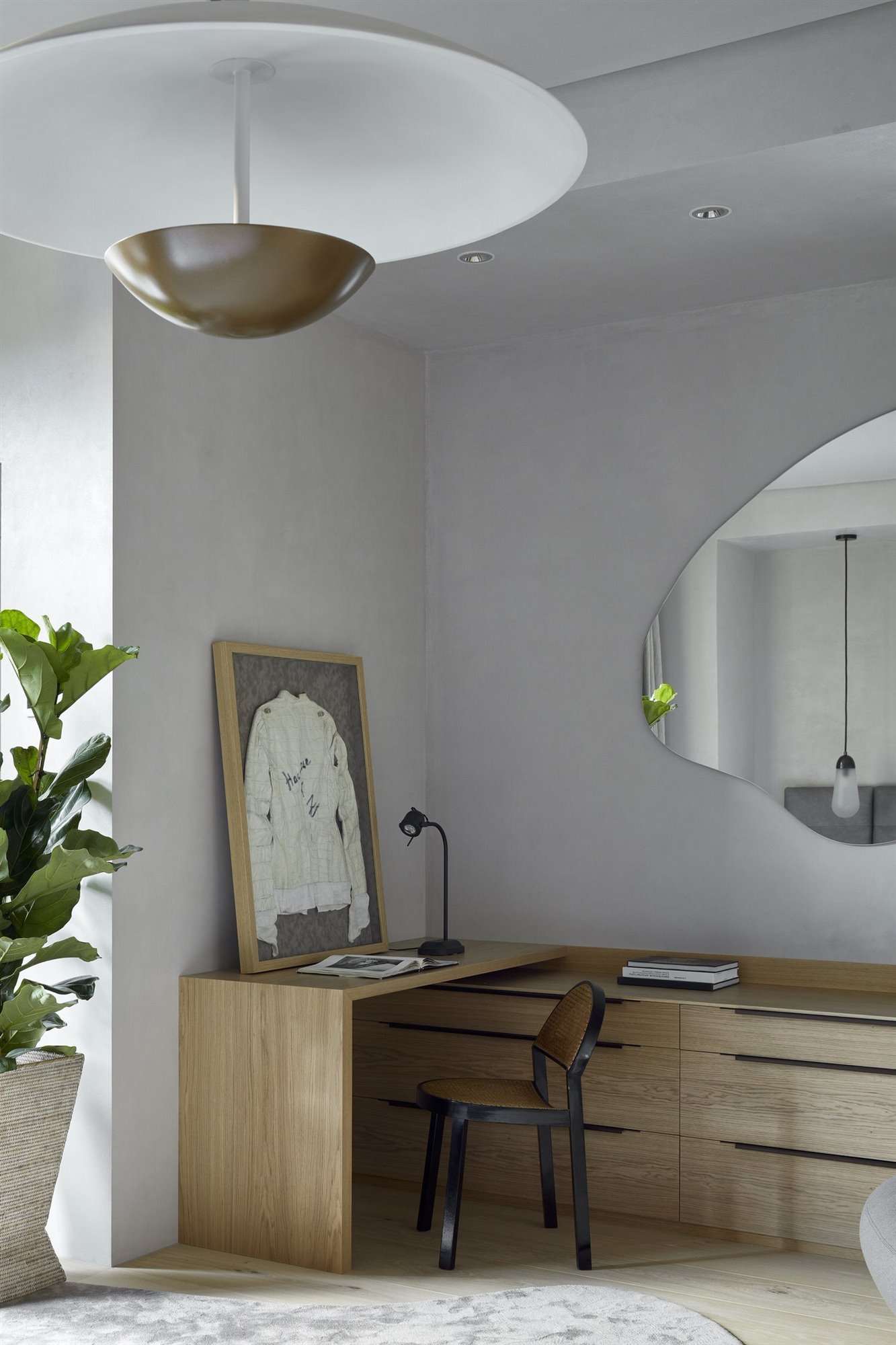Piso en Moscu con decoracion nordica estudio