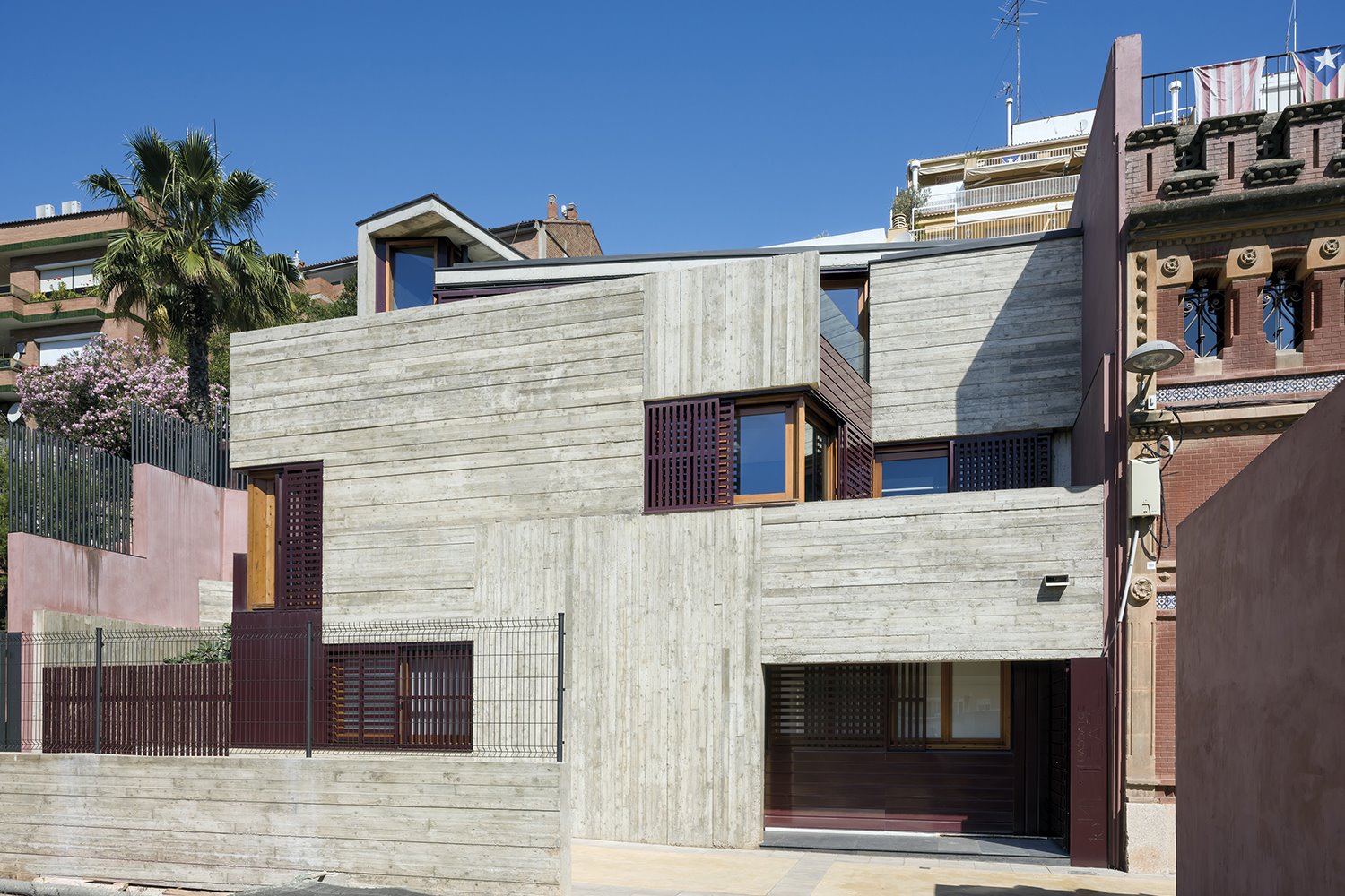 carme pinós Vivienda unifamiliar Vallcarca fachada Duccio Malagamba