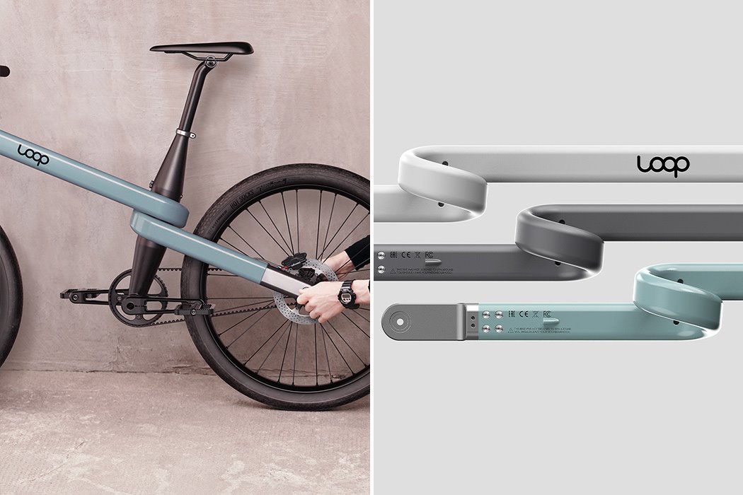 Bicicleta con cuadro de diseño de gaëtan francq