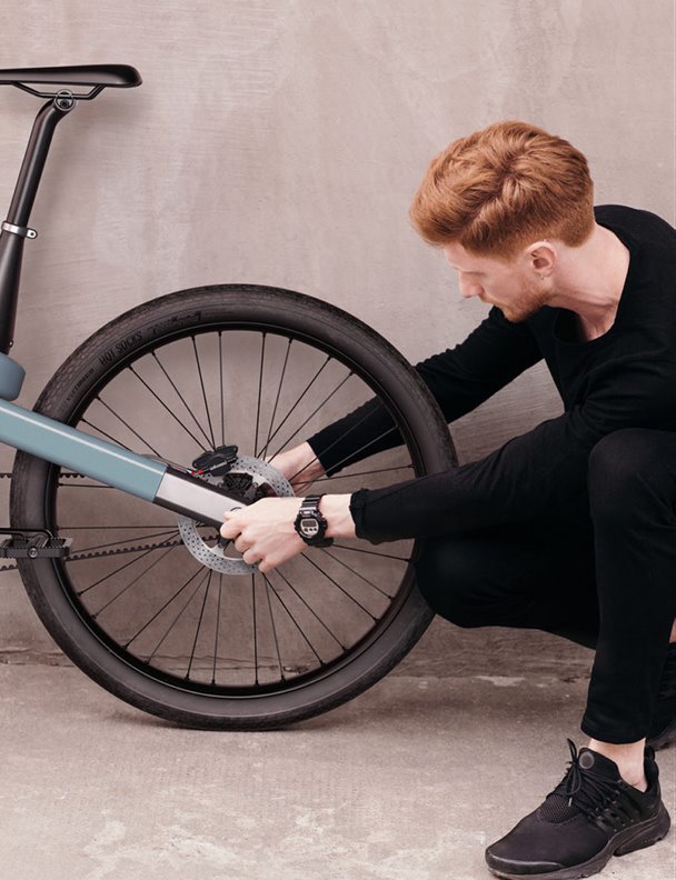 Pedalear sobre un bucle para moverse ágil por la ciudad