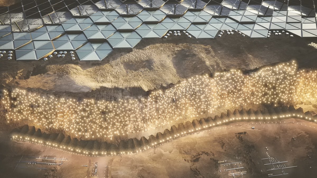 Proyecto del estudio Abiboo de la primera ciudad sostenible en Marte2
