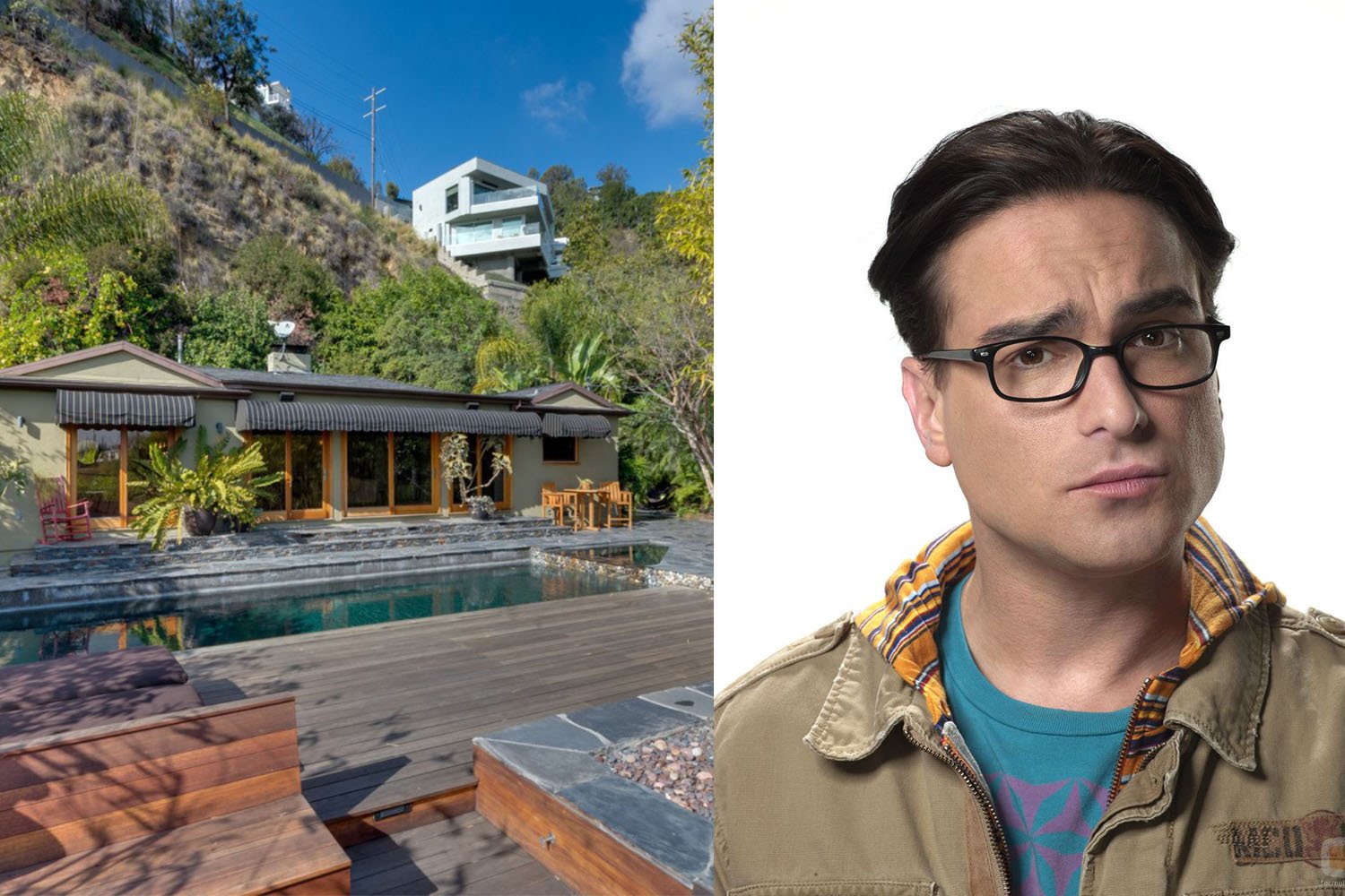 Casa del actor de la serie Big Bang Theory Johnny Galecki