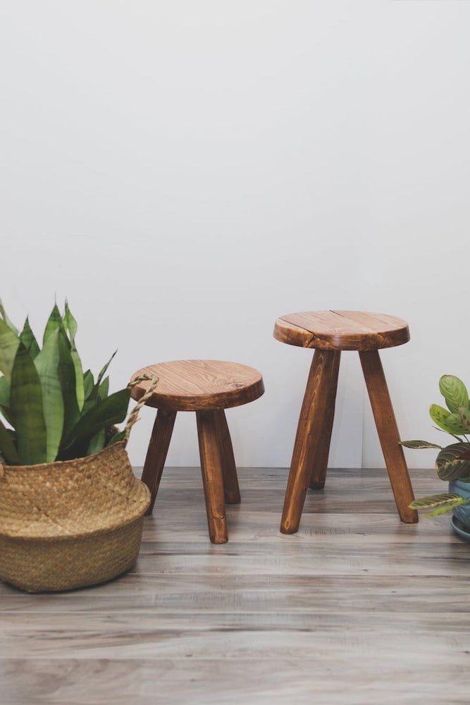 taburetes de madera modernos