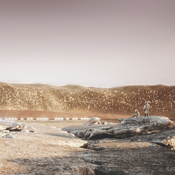 La primera ciudad sostenible en Marte podría acoger a un millón de habitantes