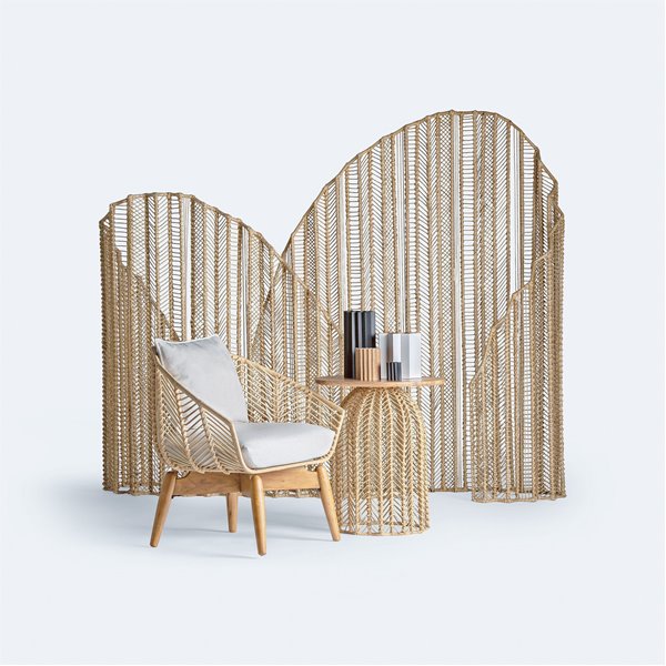 Estos muebles se han inspirado en las telas plisadas
